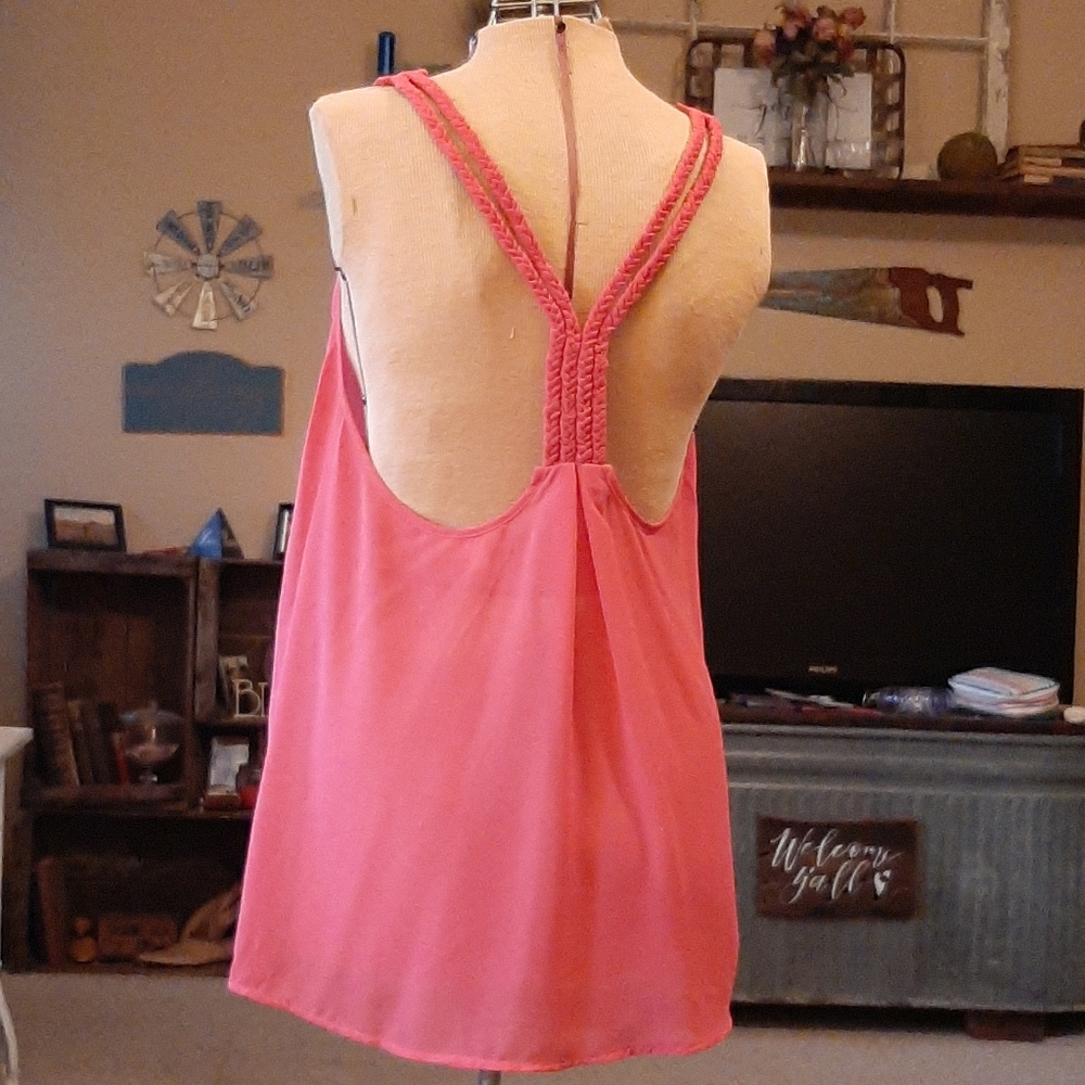 Lost April braided tank top